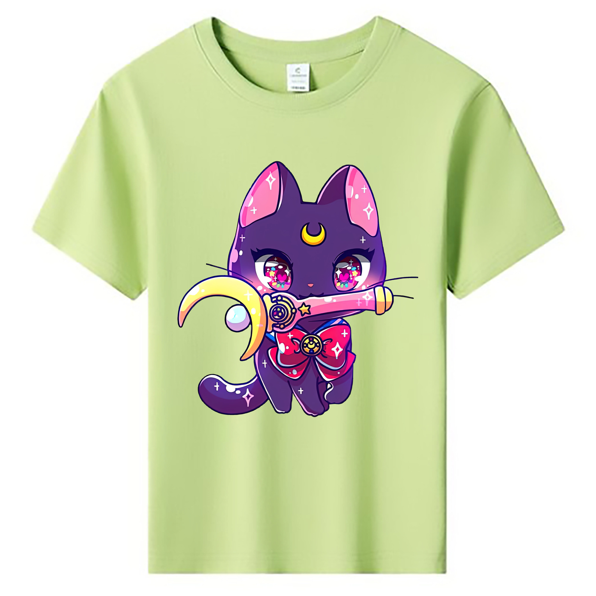 （画像用） 美少女戦士セーラームーン Sailor Moon 綿100％キッズTシャツ（フロントプリント）